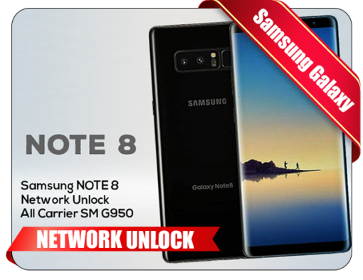 Samsung Note 8 Network Unlock All Carrier SM N950