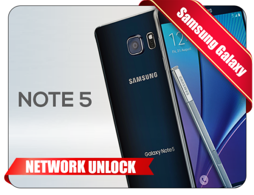 Samsung Note 5 Network Unlock Remote Instant Service