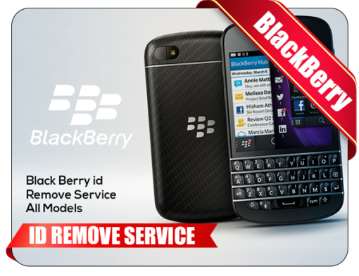 BlackBerry ID Remove Service All Models