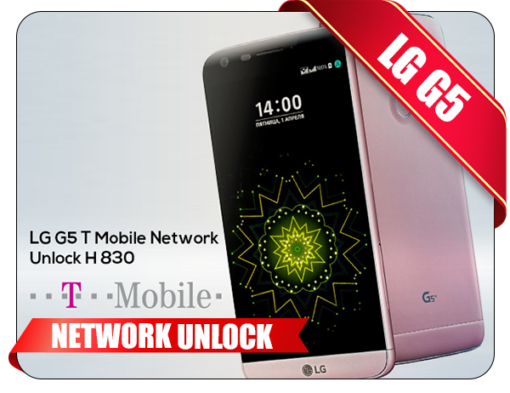 LG G5 TMobile Network Unlock H830